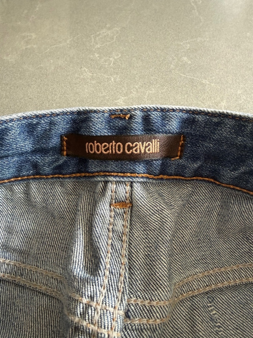 Roberto Cavalli Distressed Jeans
